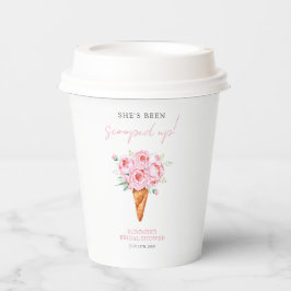 Brautparty "Watercolor Ice" Willkommenszeichen Pappbecher