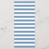 Brautparty "Watercolor Winter Blume" Menükarte (Rückseite)