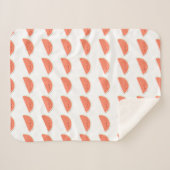 Brautparty Watermelon Sherpadecke (Vorderseite (Horizontal))