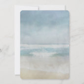 Brautparty Wedding Arch mit Starfish Einladung (Rückseite)