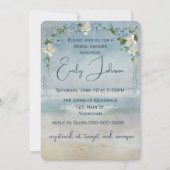 Brautparty Wedding Arch mit Starfish Einladung (Vorderseite)