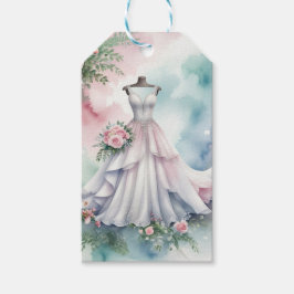 Brautparty Wedding Dress Geschenkanhänger