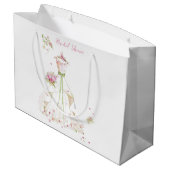 Brautparty Wedding Dress Große Geschenktüte (Rückseite Schrägansicht)