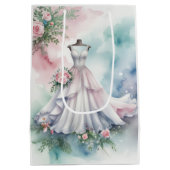 Brautparty Wedding Dress Mittlere Geschenktüte (Rückseite)
