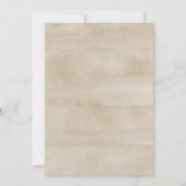 Brautparty Wedding Dress Tropical Boho Blätter Einladung (Rückseite)