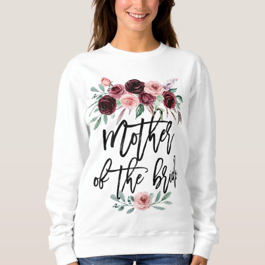 Brautparty Wedding Gift für Bride Mama Mutter von Sweatshirt (Vorderseite)