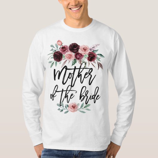 Brautparty Wedding Gift für Bride Mama Mutter von T-Shirt (Vorderseite)