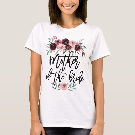 Brautparty Wedding Gift für Bride Mama Mutter von T-Shirt (Vorderseite)