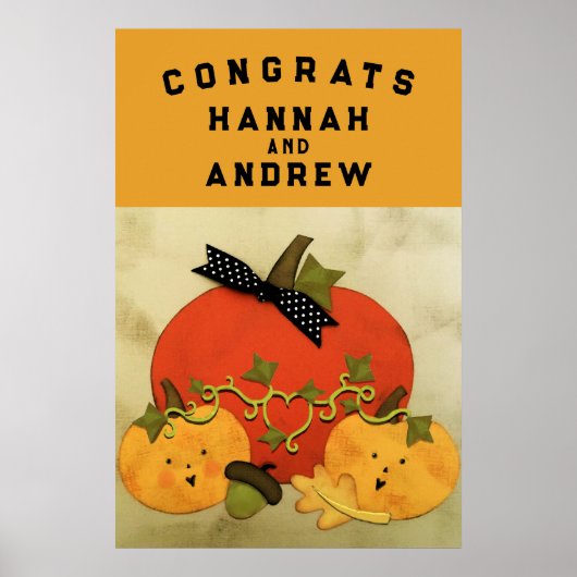 Brautparty Wedding Glückwunschs Poster (Vorne)