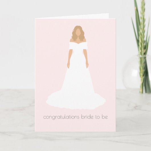 Brautparty Wedding Herzlichen Glückwunsch Karte (Vorderseite)