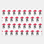 Brautparty Wedding Jubiläum Romantisches Niedlich Geschenkpapier Set (Vorderseite 2)