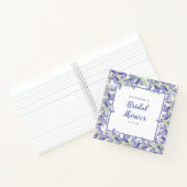 Brautparty Wedding Periwinkle Gift Tracker Liste Notizblock (Innenseite)