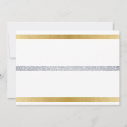 Brautparty Weekend Champagne Einladung (Rückseite)