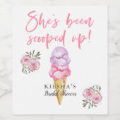 Brautparty Weinetikett (Einzelnes Label)