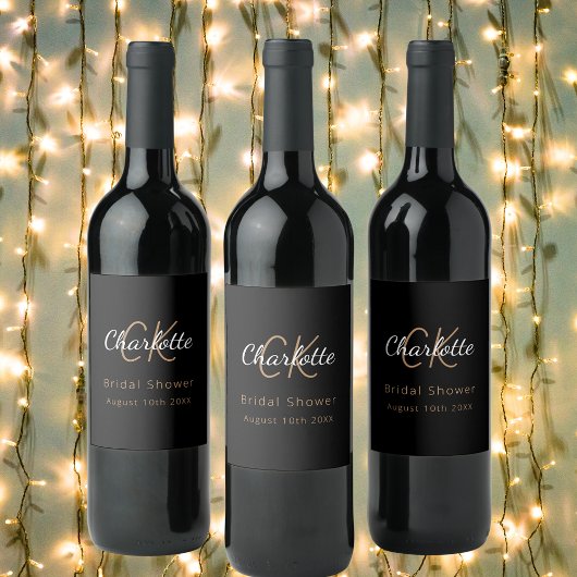 Brautparty Weinetikett