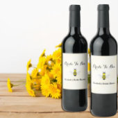 Brautparty Weinetikett