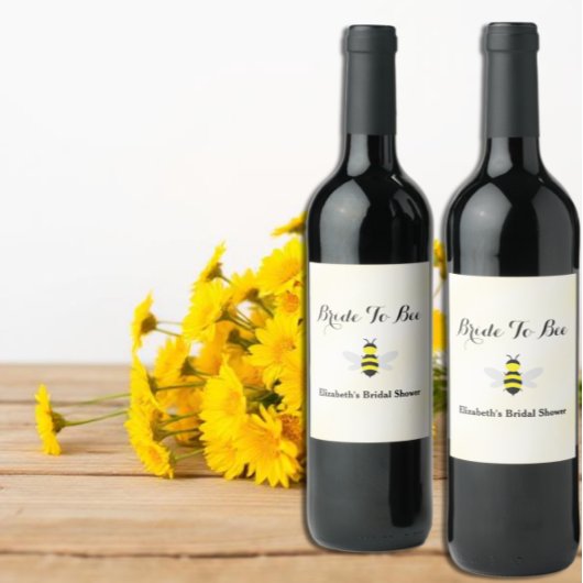 Brautparty Weinetikett