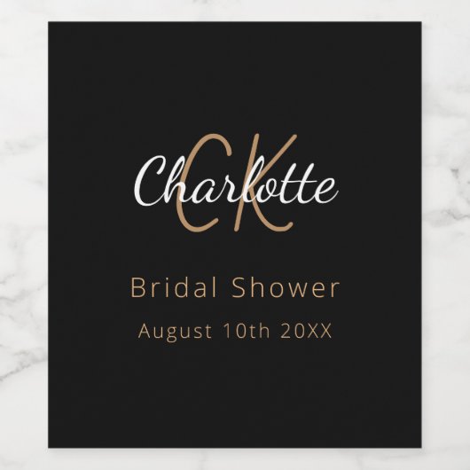 Brautparty Weinetikett (Einzelnes Label)