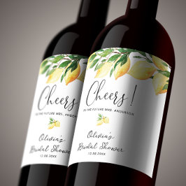 Brautparty Weinkeller  Weinetikett