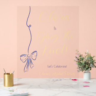 BRAUTPARTY WELCOME SIGN ACRYLSCHILD