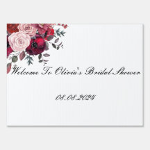 BRAUTPARTY WELCOME SIGN BRAUTPARTY