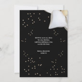 Brautparty White Magnolia Einladung (Rückseite)