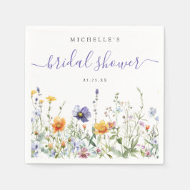 Brautparty Wildblume Serviette