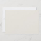 Brautparty Wildblumen & Mason Jar Einladung (Rückseite)