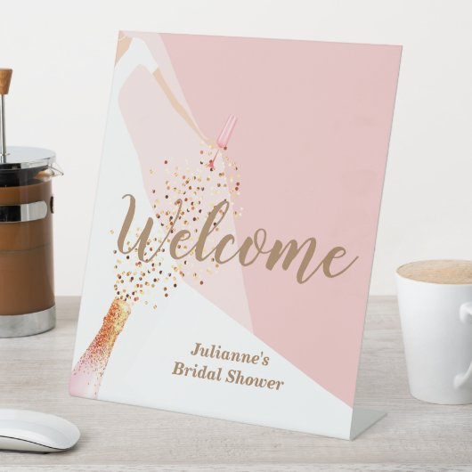 Brautparty Willkommen Sockelschild (In Situ)