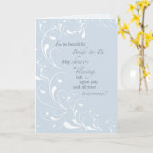 Brautparty Wirbel Herzlichen Glückwunsch Karte (Gelbe Blume)