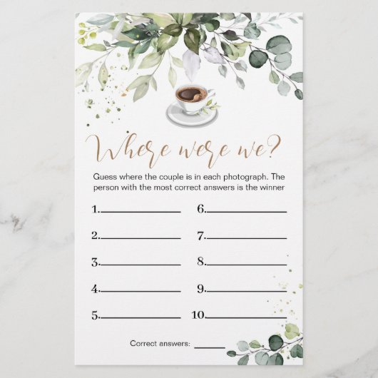 Brautparty, wo wir Kartenspiel-Flyer waren Flyer (Vorne)