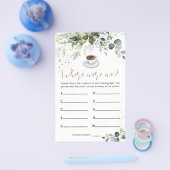 Brautparty, wo wir Kartenspiel-Flyer waren Flyer (Einzeln)