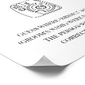 Brautparty, wo wir waren poster (Ecke)