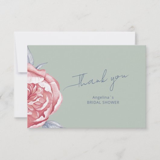 Brautparty Wohnung Dankeschön Karte (Vorderseite)