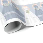 Brautparty-Wrapper Geschenkpapier (Rolleneckpunkt)