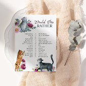 Brautparty würde sie lieber Spielkarte haben Einladung