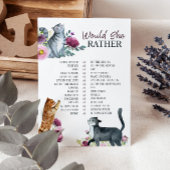 Brautparty würde sie lieber Spielkarte haben Einladung