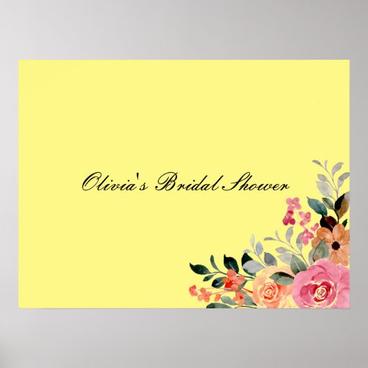 Brautparty Yard Sign Poster (Vorne)