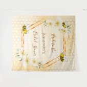 Brautparty zu Bienenwabenkrauben Wandteppich (Vorderseite (Horizontal))