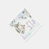 Brautparty zum Blumentee-Party Serviette (Ecke)