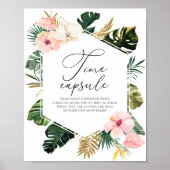 Brautparty zum ersten Jahrestag Kapselunterschrift Poster (Vorne)