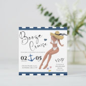 Brautparty zum Thema Wasserfarbe Einladung (Stehend Vorderseite)