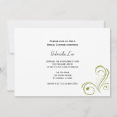 Brautparty zur Blutung des Herzens Einladung (Rückseite)