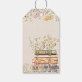 Brautparty zur Wildblume buchen Geschenkanhänger (Rückseite)