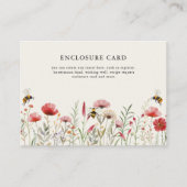 Brautparty zur Wildblume von Aquarellen Begleitkarte (Vorderseite)