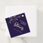 Brautparty zur Wildblume von Goldfolie Geschenkanhänger (Beispiel)