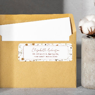 Brautparty zur Wildblume von Wasserfarben