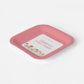 Brautparty zur Wildblume von Wasserfarben Pappteller (Gewinkelt)