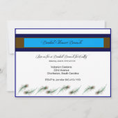 Brautpartybrunch-Pfau-Einladung Einladung (Vorderseite)