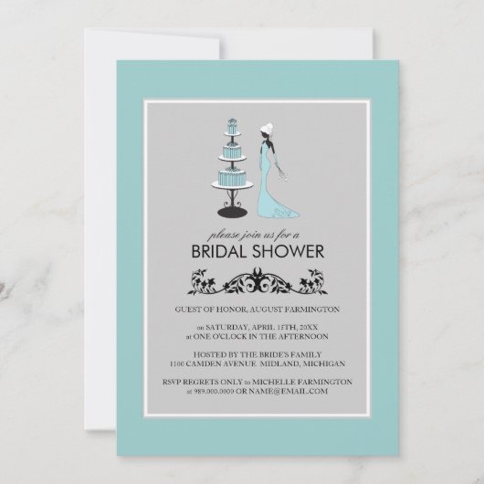 Brautpartyeinladungen Einladung (Vorderseite)